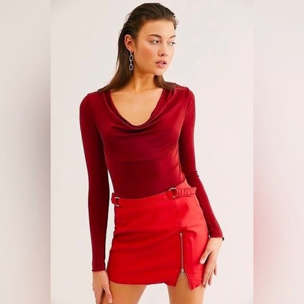 Free People Carrie Cowl Neck top